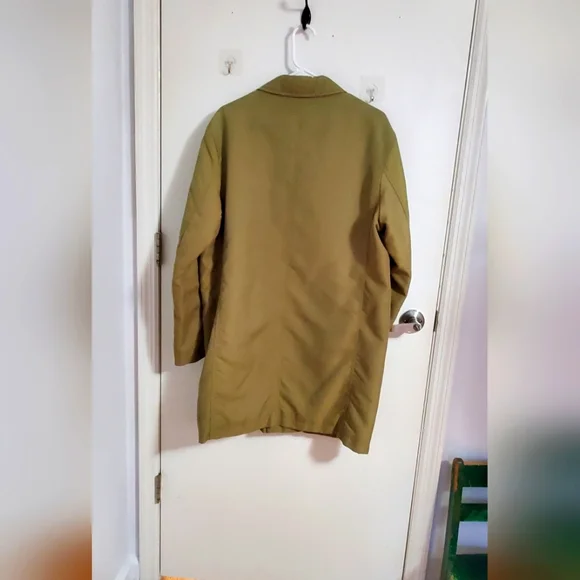 Vintage Burberry Khaki Trench Coat Medium Designer